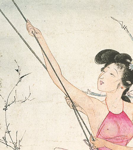 石屏县-胡也佛的仕女画和最知名的金瓶梅秘戏图
